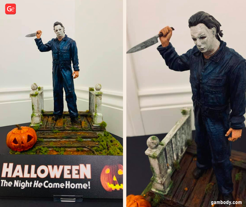 Michael Myers 3D print Halloween printables