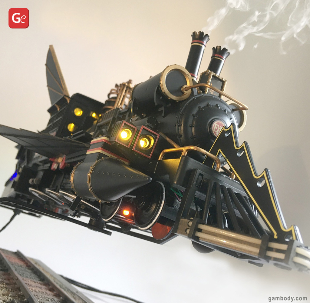 Impressão 3D do trem do tempo Ficção científica Modelos 3D