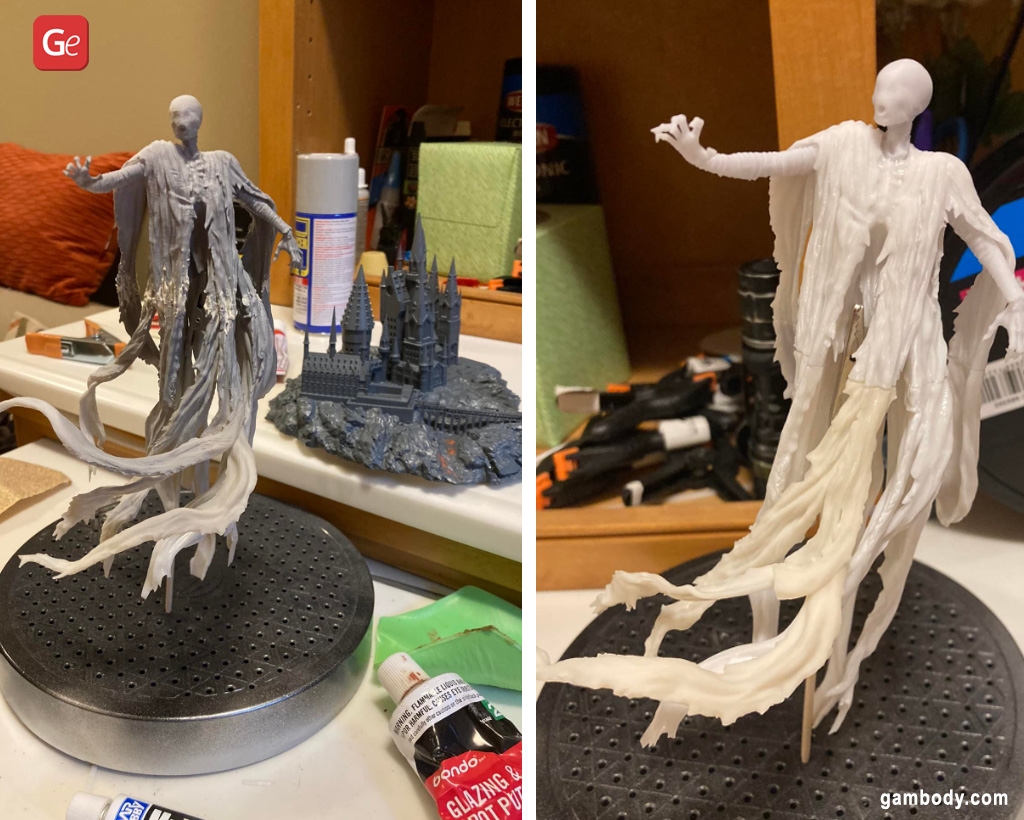 Modelo Dementador e Hogwarts Modelo 3D de Hogwarts