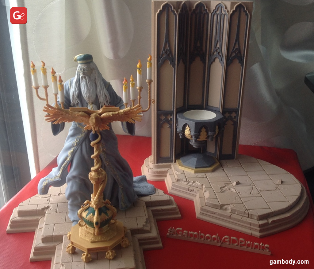 Dioramas de Dumbledore Onde baixar arquivos STL
