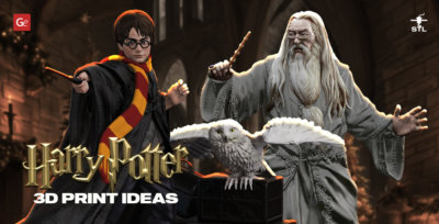 High Quality Harry Potter 3D Print Ideas to Langlock Other Collectors