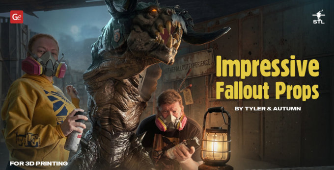 Impressive Fallout Props as Life Size 3D Print Projects: Behind the Scenes of the Fallout Xperience