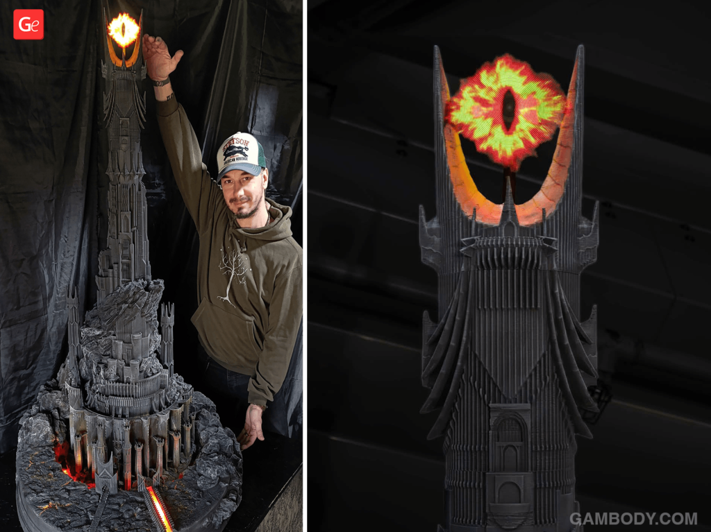 Barad-dûr Lord of the Rings 3D print