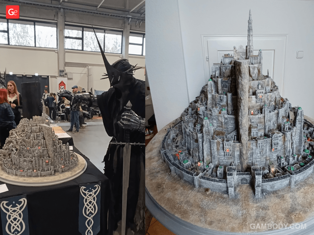 Minas Tirith 3D printed diorama