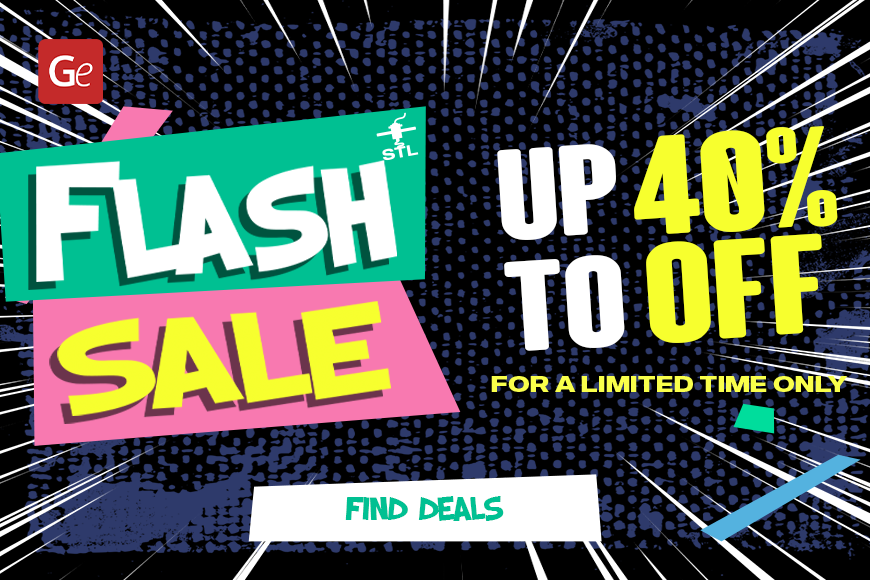Flash Sale: Up to 40% off on 3D models for a limited time. Find deals now!