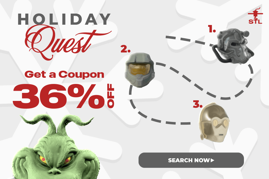 Holiday Quest promo: Save 36% on 3D models inspired by games, comics, and movies. Search now!