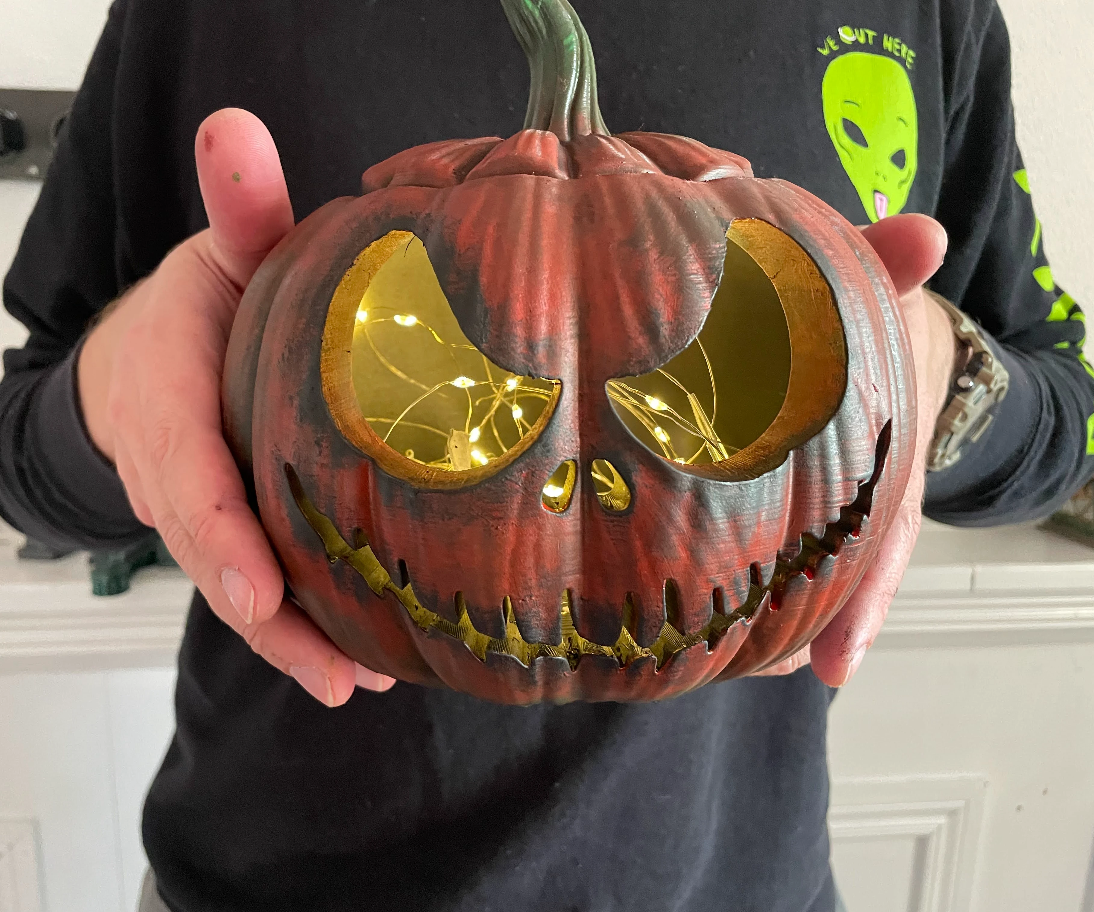 My Halloween Jack-o'-lantern Pumpkin Lamp