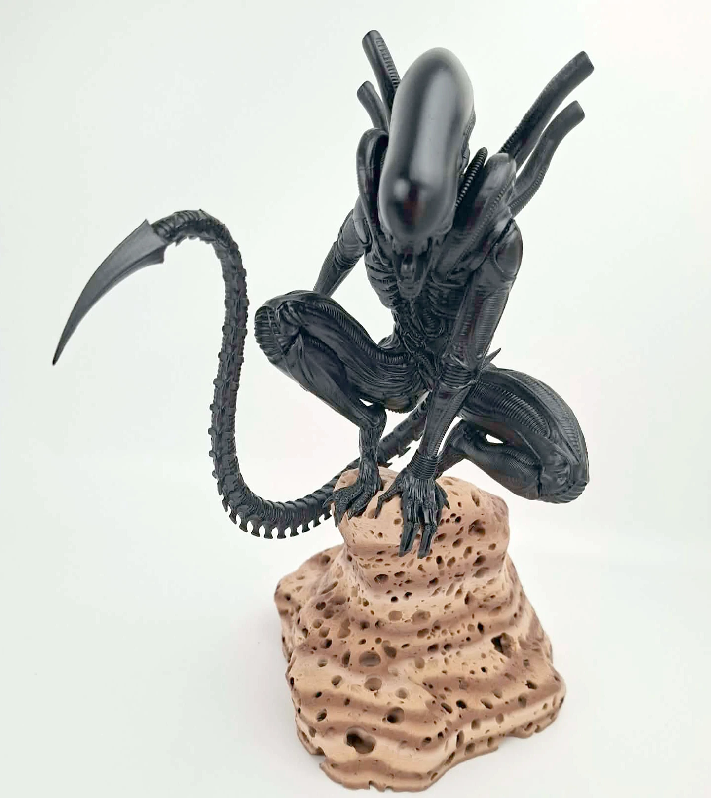 Alien on rock