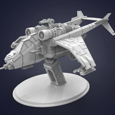 preview of Valkyrie Helicopter 3D Printing Model | Assembly