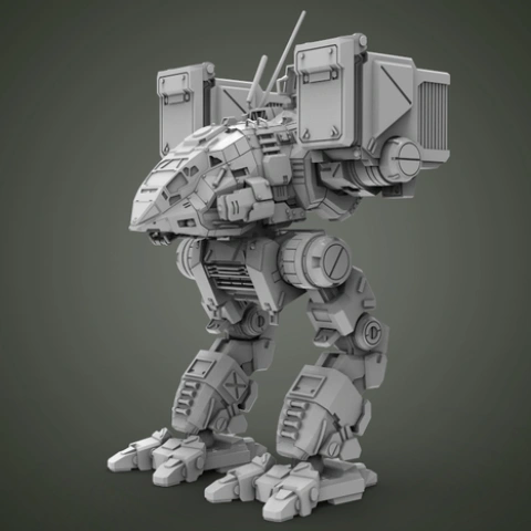 preview of MWO Catapult 3D Printing Model | Assembly + Action
