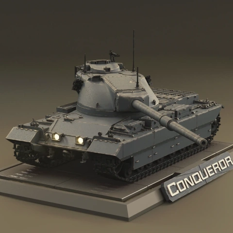 preview of Conqueror Tank 3D Printing Model | Assembly