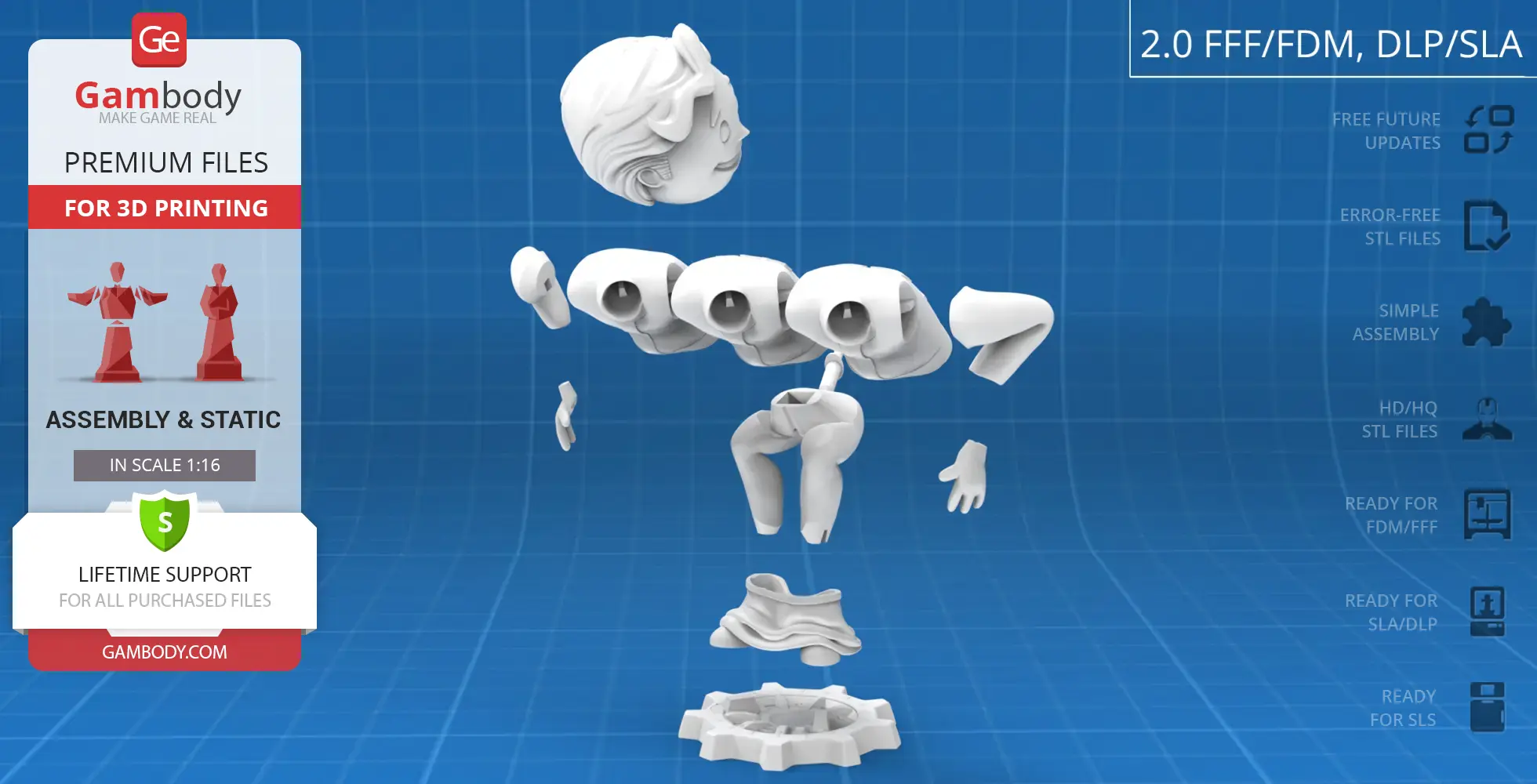 Vault Boy Fallout - 3D Models & STL Files | Gambody