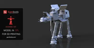 STL-Datei Star Wars ATST Walker - Fertig zum Ausdrucken - mit Anleitung  ⭐・3D-druckbares Modell zum Herunterladen・Cults