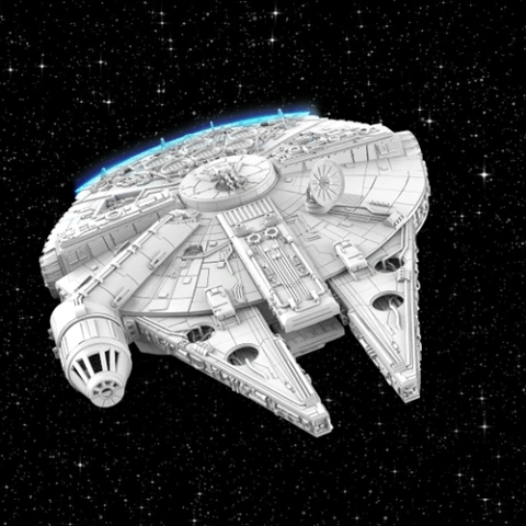preview of Millennium Falcon 3D Printing Model | Standard Assembly Kit