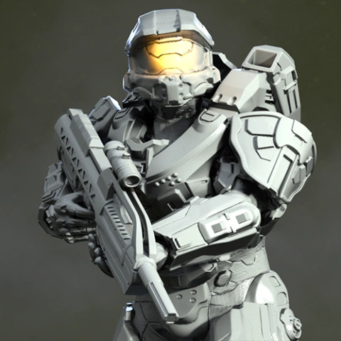 preview of Master Chief 3D Printing Figurine | Assembly