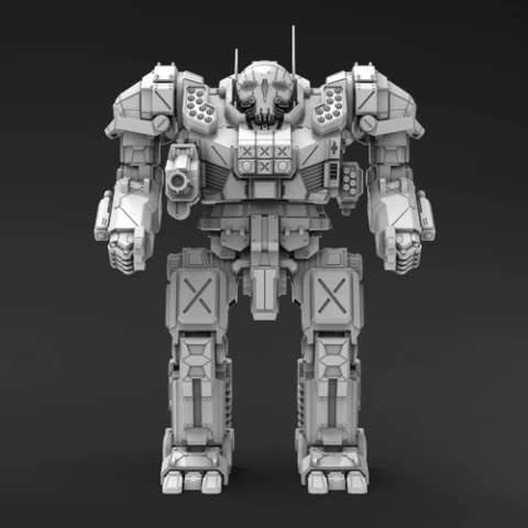 preview of MWO Atlas 3D Printing Model | Assembly + Action