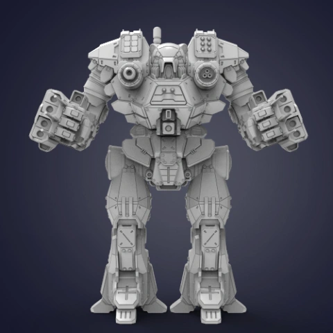 preview of MWO Kodiak 3D Printing Model | Assembly + Action
