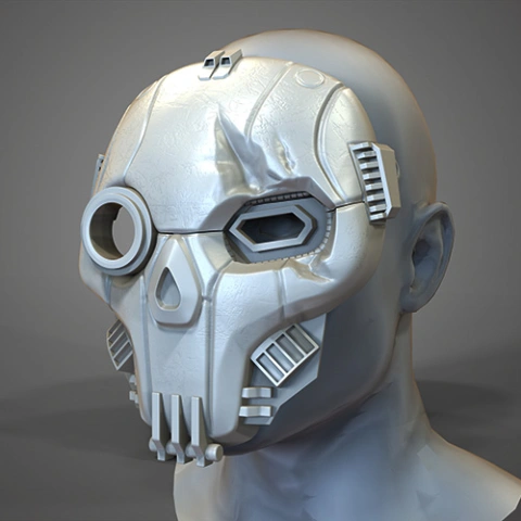 preview of MWO Atlas Mask 3D Printing Model | Static