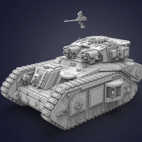 preview of Vulcan Tank 3D Printing Model | Assembly