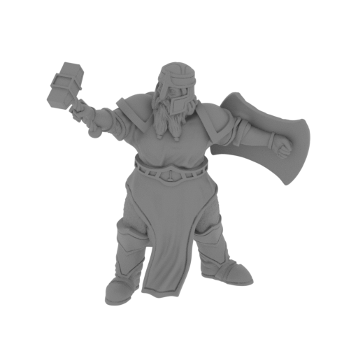 Dwarf Cleric (repaired).stl