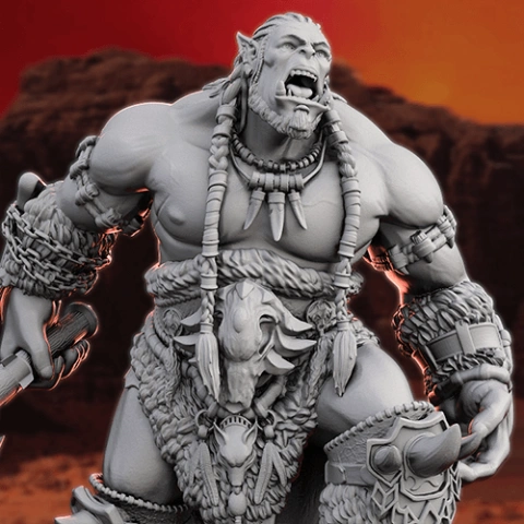 preview of Durotan 3D Printing Figurine | Assembly