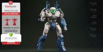 MWO Phoenix Hawk 3D Printer Files | Assembly + Action