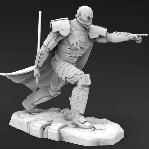 preview of Darth Malgus 3D Printing Figurine | Assembly