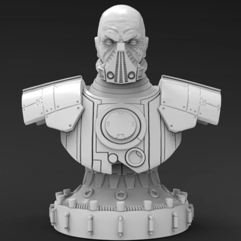 preview of Darth Malgus Bust 3D Model | Static