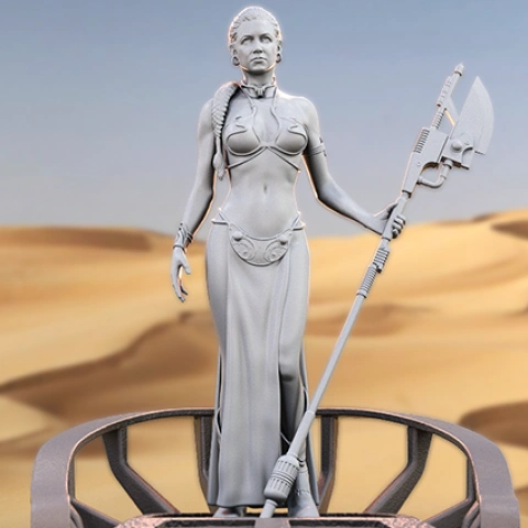 preview of Princess Leia 3D Printing Figurine | Assembly