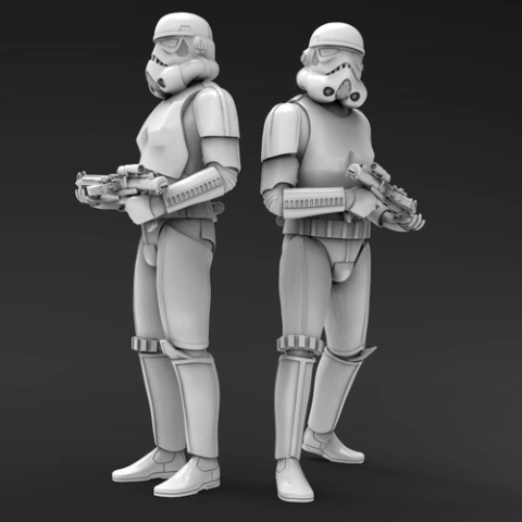 preview of Stormtroopers 3D Printing Miniatures | Assembly