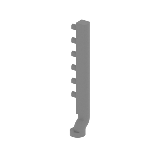 E12 Left exhaust pipe.stl