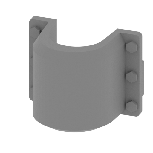 H240,H244 Rear exhaust pipe outside cover.stl