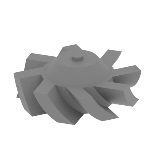 H263,H264 Fan leaves.stl