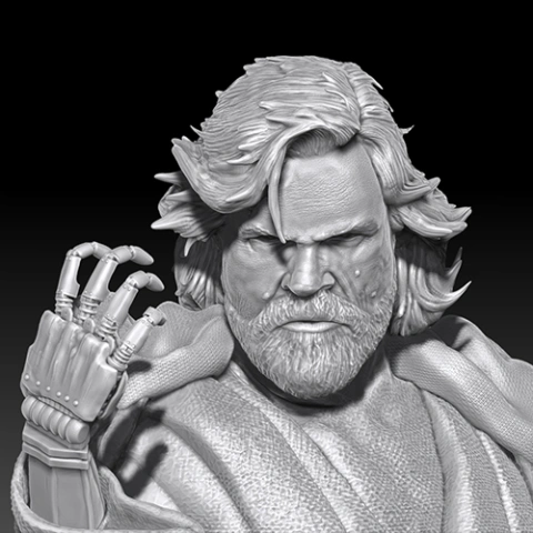 preview of Luke Skywalker 3D Printing Miniature | Assembly