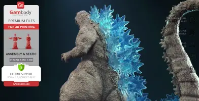 Heisei Godzilla 3D Printer Files | Assembly