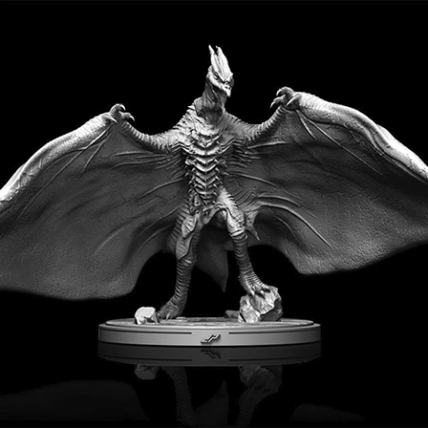 preview of Rodan 3D Printing Figurine | Assembly