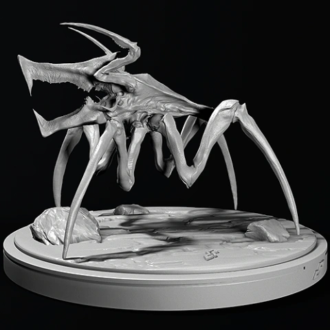 preview of Warrior Bug 3D Printing Miniature | Assembly