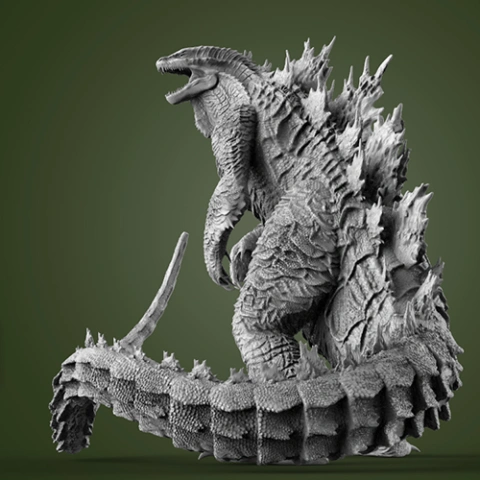 preview of Godzilla Extreme 3D Printing Figurine | Assembly