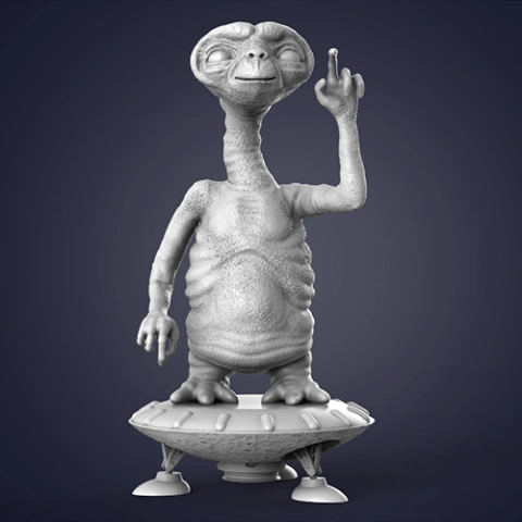 preview of E.T. the Extra-Terrestrial 3D Printing Figurine | Assembly