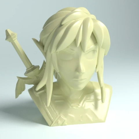 preview of Link - Legend of Zelda BOTW Bust