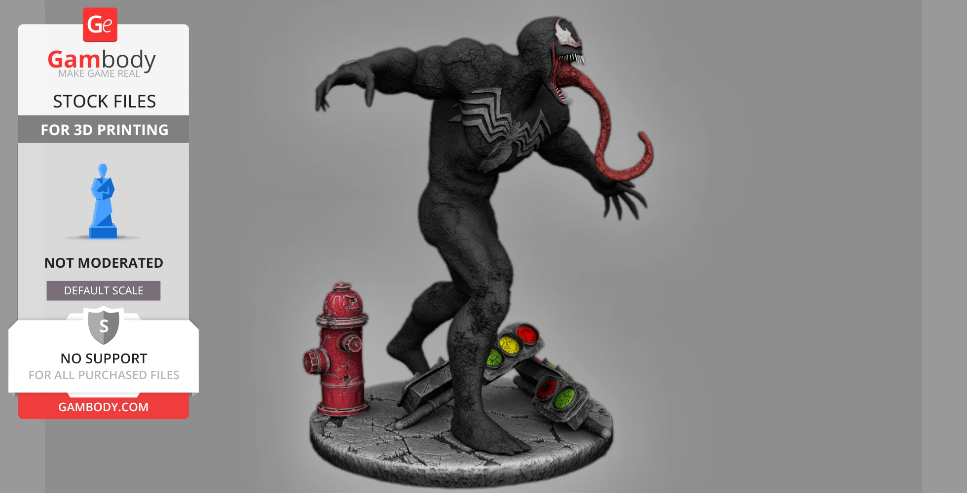 Buy Spiderman's VENOM 3D Miniature for Diorama