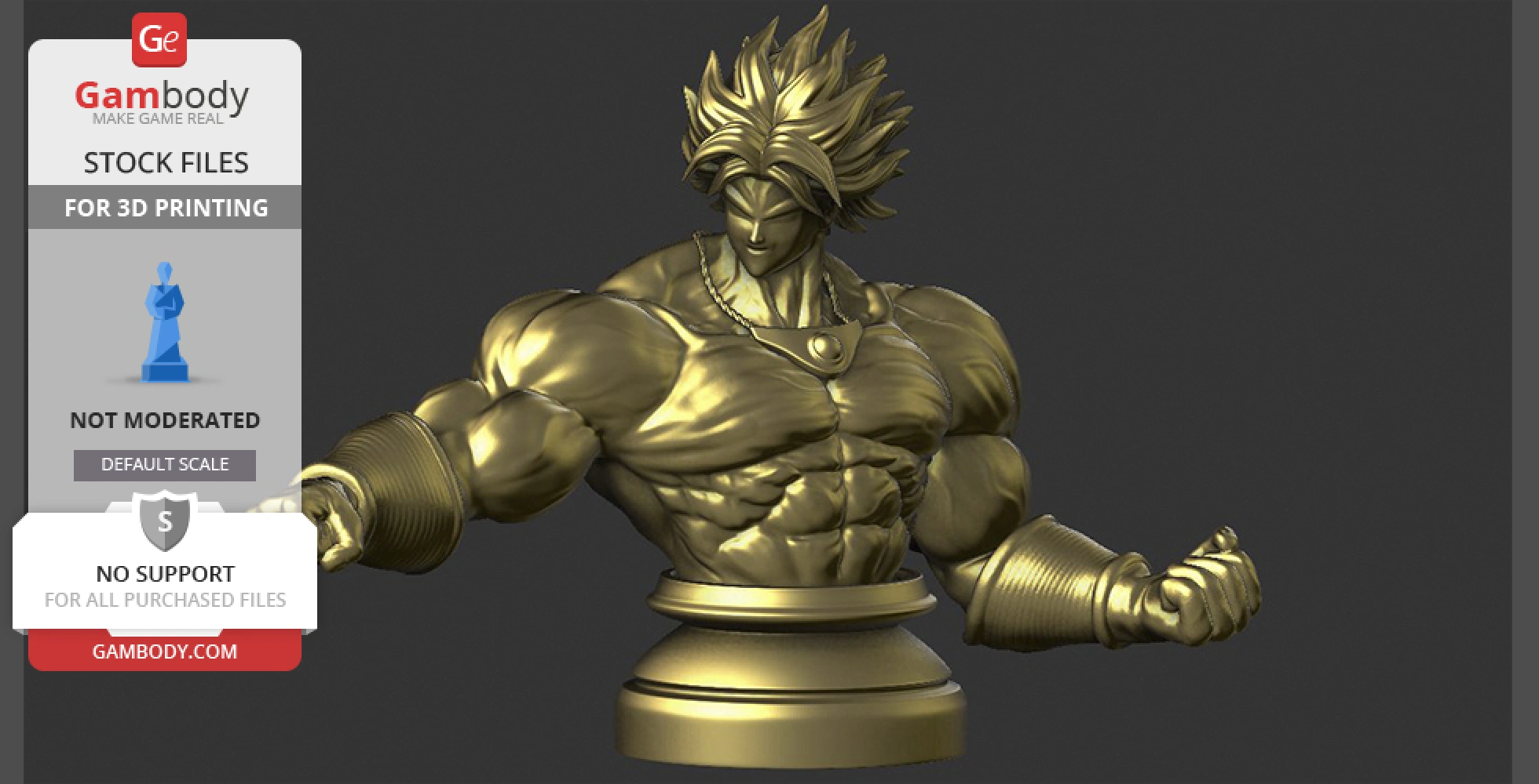 Buy Broly Bust - Dragon Ball FighterZ