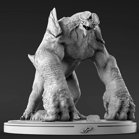 preview of Leatherback Kaiju 3D Printing Figurine | Assembly