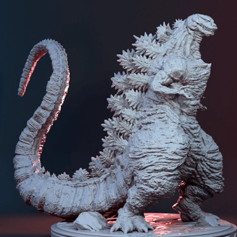 preview of Shin Godzilla 3D Printing Figurine | Assembly