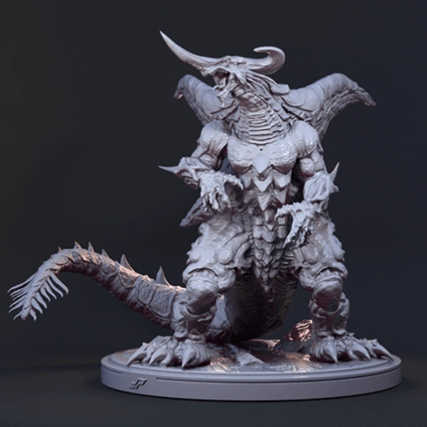 preview of Bagan Kaiju 3D Printing Figurine | Assembly 