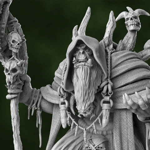 preview of Gul'dan 3D Printing Figurine | Assembly