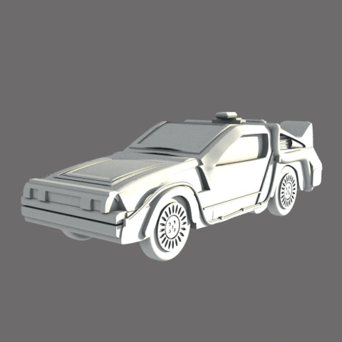 preview of Back to the Future DeLorean