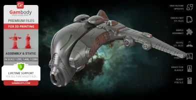 A detailed 3D model of the Taranis spaceship from EVE Online, designed for 3D printing.