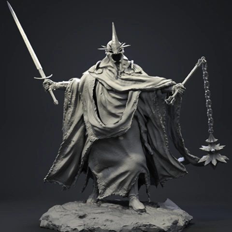 preview of Lord of the Nazgul 3D Printing Figurine | Assembly