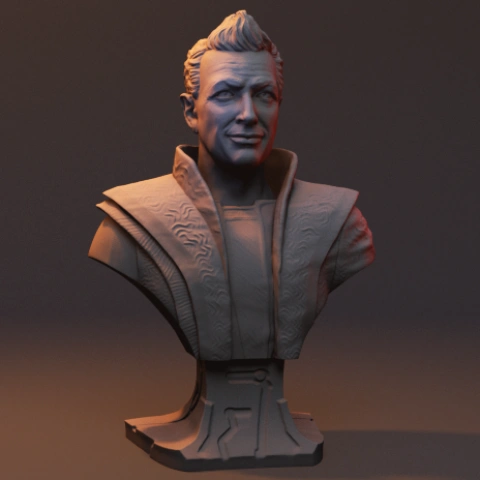 preview of The Grandmaster Bust 3D Printing Figurine | Assembly